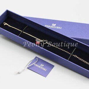 Swarovski 5566689 Minnie Mickey bracelet Disney jewelry gold tone cute brand new